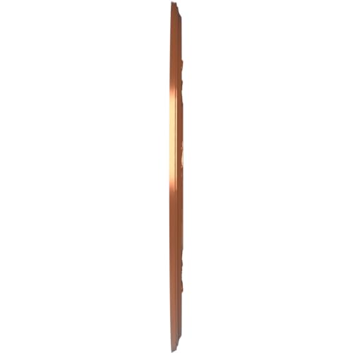 Image of Ekena Millwork CMP22BABCO Baltimore Thermoformed PVC Ceiling Medallion (Fits Canopies up to 7 3 /4 inch), 22 inchOD x 3 1 /2 inchID x 1 inchP, Bright Coat Copper