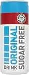 Euro Shopper Original Sugar-Free Drink 250ml (Pack of 24) | Refreshing Zero-Sugar Energy Boost | Carbonated Fruit Flavour Drink with Sweeteners