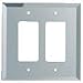 CRL Clear Mirror Glass Double Designer Outlet Mirror Plate in Bulk Pack