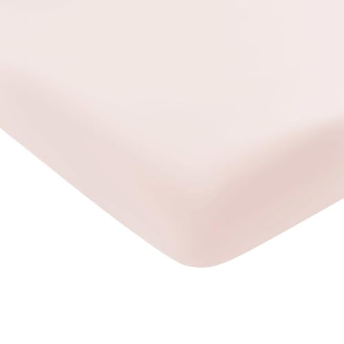 Kyte Baby Soft Crib Sheet - Standard Fitted Crib Sheet Made with Rayon from Bamboo, Ultra-Gentle and Breathable (Blush)