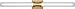 Generation Lighting 4604093S-848 Kiel Vanity, 1-Light 30 Watts, Satin Brass