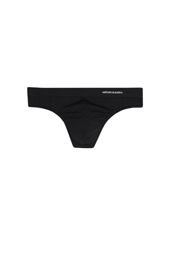 Man's Logo Detailed Microfiber Thong