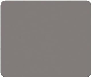 Fellowes Mouse Mat with Non-Slip Rubber Base - Solid Colour Mouse Pad - Suitable for Both Optical and Laser Mice - 186 x 224 x 6mm - Silver
