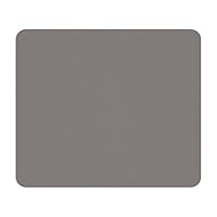 Fellowes Mouse Mat with Non-Slip Rubber Base - Solid Colour Mouse Pad - Suitable for Both Optical and Laser Mice - 186 x 224 x 6mm - Silver