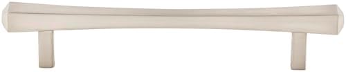 Top Knobs TK813BSN Serene Collection 5-1/16" Juliet Pull, Brushed Satin Nickel
