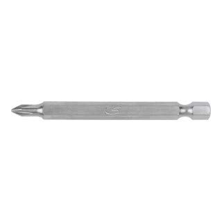 KS Tools 1/4 inch Classic bit PH, 75 mm, PH2, Silver, 1 item - Image 2