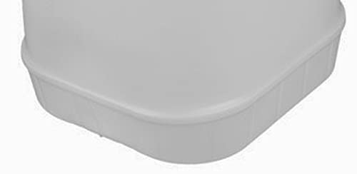 5 Gallon Rectangular Closed-Head Plastic Jugs,Screw Cap,Natural #TOP4
