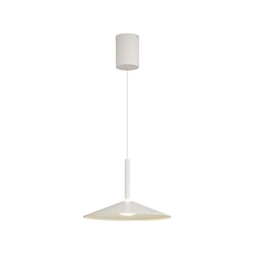 Lustre à LED design moderne blanc aux finitions soignées MN-290