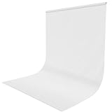 Diseño de agujero de barra transversal: nuestro fondo de foto es adecuado para un agujero de barra transversal, se puede colgar o cubrir fácilmente en la barra. La barra de soporte de 5,9 cm mantiene prácticamente cualquier fondo fotográfico en su lugar de forma segura, lo que le permite tomar fotos sin preocuparse de que el fondo se deslice