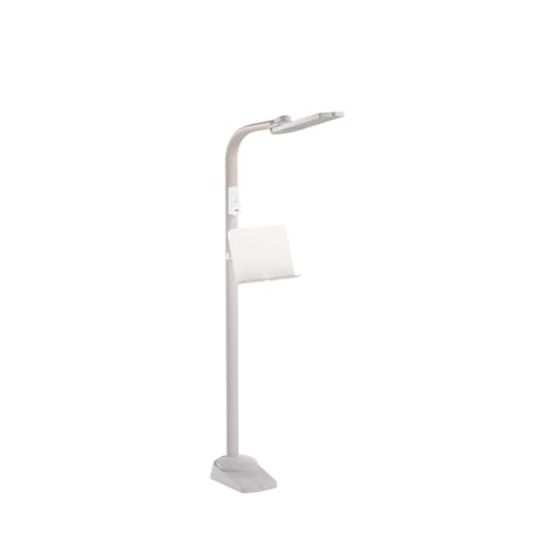 OttLite Dual Shade LED Floor Lamp with USB Charging Port | 4 Brightness Level, Adjustable Stand for Tablets, iPad, Galaxy, Surface, Fire, Kindle, Smartphones, Books, Magazines, Newspapers by Ott-lite - Image 4