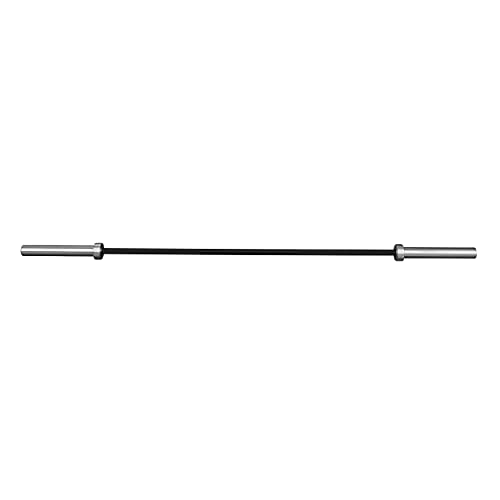 PRx Performance Women's Olympic Elite Barbell, 15kg Weight Lifting Bar, Bright or Black Zinc Coating (Black Zinc)