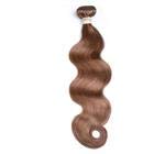 Brazilian Wavy Hair 3 Bundles Body Wave Real Human Hair Weave Weft Remy Hair Extensions Golden Brown #30 Color 3 Pieces Pack 300 Grams (14 14 14 Inches)