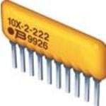 Bourns, 4610X-104-331/471L, Resistor Networks - 330 Ohm/470 Ohm - 1.25W - 25.35 x 2.49 x 5.08mm - Conformal Coated - 10-Pin - SIP Package - Through Hole. (1000 Item/s)