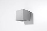 Fassung: 1x G9 max. 40 Watt Licht-Erlebnisse Bauhaus Wandleuchte (Bauhaus, Rechteckiger Schirm) Innenlampe Hotelleuchte Flurleuchte Wandlampe