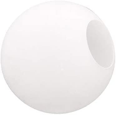 Image of Lighting Fixture Replacement Globes Neckless Top Opening Frosted Opal White Glass Lamp Shades Diameter 10 inch Fitter 3.1 inch Multiple Specifications
