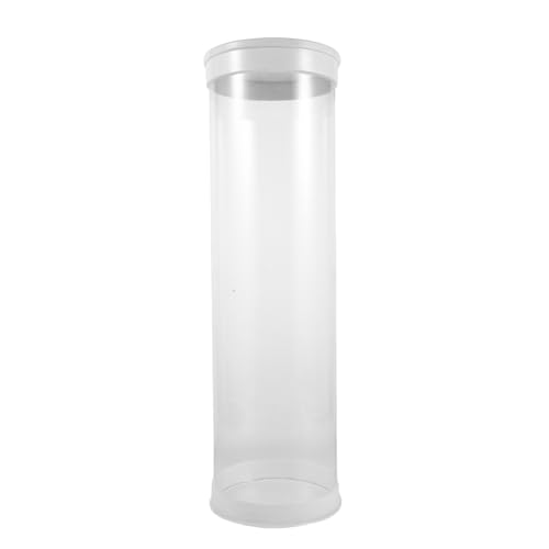 Flotteurs de pêche tube de rangement transparent 50 cm et seau à appâts accessoires