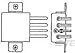 FCA-125-HX3, Power Relay 28VDC 25A SPDT Flange (1 Items)