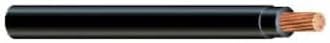 Black #4 Gauge THHN 19-Stranded Copper Building Wire (250ft Cut)