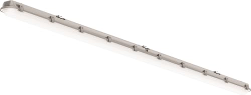 Image of Lithonia Lighting Vapor Tight LED Strip Light, Waterproof LED Lights for Garage, Workshop or Freezer, 8ft LED Strip, 10000 Lumens, 4000K Cool White, MVOLT, Dimmable, 8 Foot