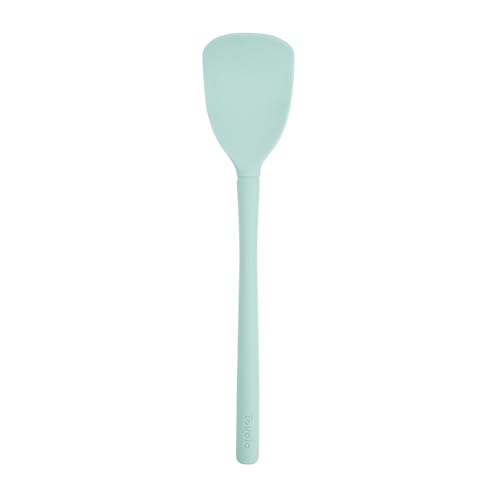 Image of Tovolo Flex Core Scoopula Silicone Multifunction Spoon Spatula Combo Aqua Seafoam Green, BPA Free Spatula Spoon Silicone Heat Resistant Scoopula, Scoop and Serve Spatula Combo Kitchen Utensils