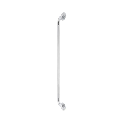 Medline Knurled Chrome 32” Grab Bar for Shower & Bathtub, Independence & Ease of Movement — For Elderly, Handicapped or Seniors, 300 lb. Capacity, 1 Bar