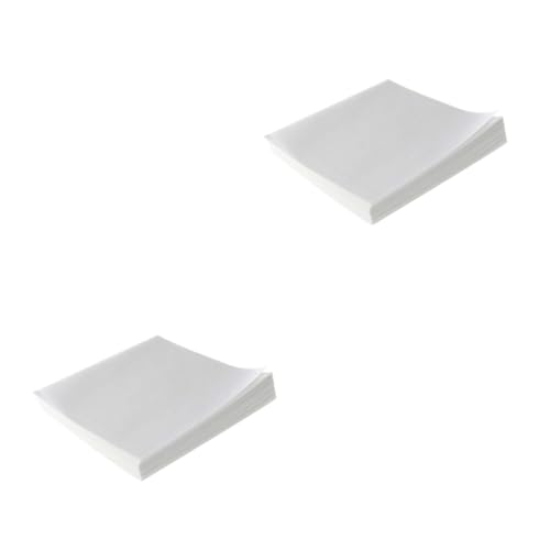 CIYODO 2sets Parchment Paper Sheets for Baking Non-Stick Trace Paper Roll Laboratory Weighing 500sheets*2