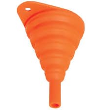 Multipurpose Foldable Silicone Funnel Food Grade Silicone Collapsible Funnel Multicolour (Pack of 1)