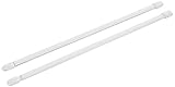 medidas: de 30 a 50 cm RIEL CHYC 5431250 Portavisillos Extensible Oval Blanco 30-50 cm. (2 Piezas)