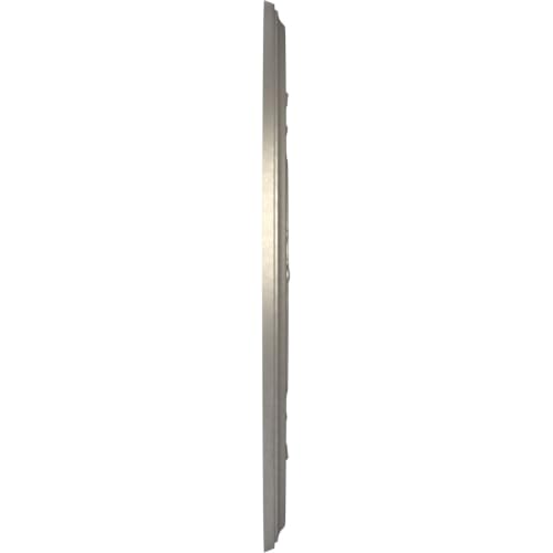Image of Ekena Millwork CMP16BABAL Baltimore Thermoformed PVC Ceiling Medallion (Fits Canopies up to 6 1 /2 inch), 16 inchOD x 3 1 /2 inchID x 1 inchP, Bright Coat Aluminum