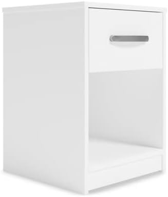Signature Design by Ashley Finch 1 Drawer Night Stand, White
