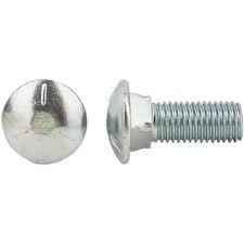 3/8-16 X 3 1/2" Carriage Bolts Grade 5 / Fully Threaded/Steel/Plain (Quantity: 350)