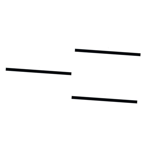 DOITOOL 3 Unidades De Acabamento Preto Com Acabamento Em Borda Papel De Parede Preto Decoração Preta
