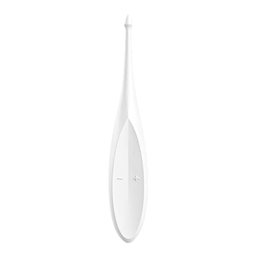 Satisfyer Twirling Fun Vibrateur | Sextoy étanche (IPX7) | blanc