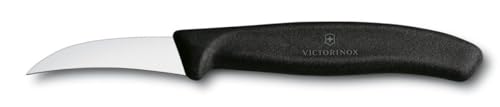 Foto von Victorinox, 6.7503, Swiss Classic, Tourniermesser, Extra scharfe Klinge, mit geradem Schliff, robuster Kunststoff-Griff, Schwarz, Made in Switzerland, Spülmaschinengeeignet