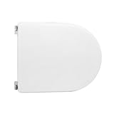 nextradeitalia 1 PZ Sedile WC per DURAVIT Vaso Starck 3 Forma 7 Bianco - Cerniere C espansione MOD.FERX.DIAEEE-XXDSTT-DD