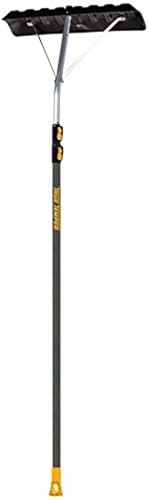 True Temper 193055510 Telescoping Snow Roof Rake with Alumin...