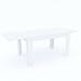 Jaco Tavolo Da Pranzo Allungabile, Tavolo Allungabile Fino a 220 cm, Tavolino In Legno, Consolle Estendibile, Cucina, Sala, Salotto, 220 x 90 x 77 cm Bianco Frassinato