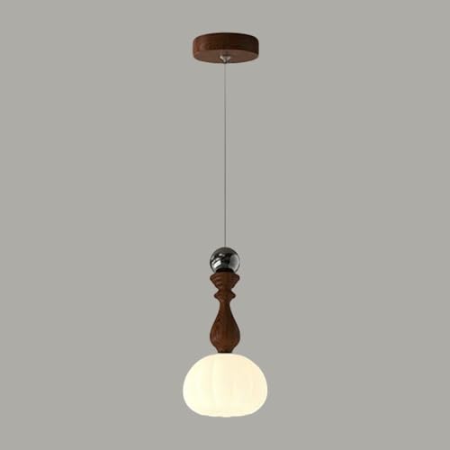 Lampe à suspension rétro européenne en métal avec abat-jour acrylique LED 5W 3 couleurs