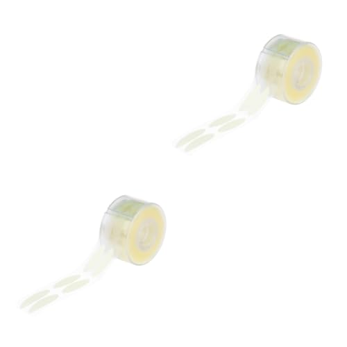 BIUDECO 600 ペア まぶたステッカーメイク 目 アイメイクテープ ファイバーまぶたリフトストリップ 両面テープ 二重まぶたテープシール 二重まぶたステッカー まぶたリフターテープ ダブル