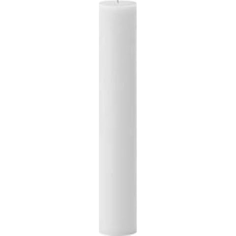 4" Wide x 24" Tall Unscented White Pillar Candle (4x24 Pillar Candle) - Made in U.S.A. - Dripless & Smokeless **Measure Before You Buy!!** Cover
