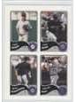 2003 Bazooka 4 on 1 Sticker #18 Juan Rivera/Jose Reyes/Sean Burroughs/Carlos Pena (Baseball Ca