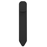 Moko Pencil Holder Sticker Fit Apple Pencil Pro, Apple Pencil (USB-C), Apple Pencil 1st/2nd Generation, Elastic Pencil Pocket Pouch Adhesive Sleeve Attached to iPad Case for Stylus Pens, Black