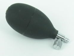 Lyall WillisAneroid Sphygmomanometer - Replacement PVC Inflation Bulb 8cm + end Valves to fit a Standard Manual Blood Pressure Monitor/Meter x 2