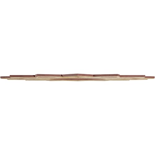 Image of Ekena Millwork 16 inchOD x 6 1 /8 inchID x 1 /4 inchT Eleanor Wood Fretwork Pierced Ceiling Medallion, Hickory