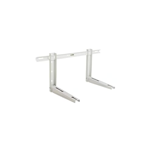 Megaclima Staffa Climatizzatore Regolabile | Staffe per Climatizzatore Esterno 18000 BTU | Supporto Condizionatore Split Inverter | Unità di Supporto da Esterno Multisplit e Monosplit (465x350x800 Mm)