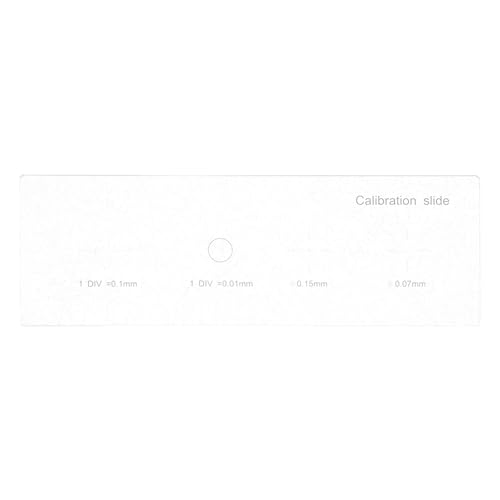 Règle graduée de 1 mm pour étalon de calibration de microscope et imagerie numérique