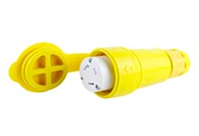 WOODHEAD 29W47 125VAC, 2 Poles, 3 Wires, 30A, Single Receptacle, WATERTITE Connector
