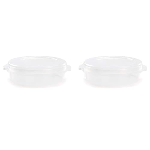 Acan Tradineur - Pack de 2 Fiambreras para Tortillas - Fabricado en plástico - Capacidad de 3 litros - Apto para microondas y lavavajillas - 8,5 x 30 x 27,5 cm