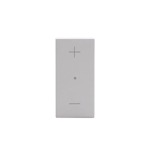 BTICINO Dimmer MatixGO JW4418, Dimmer, Interruttore per Regolare l'Intensità Luminosa, Compatibile con LED Dimmerabili, Alogeni, Fluocompatti, Controllo Luci, Risparmio Energetico, 1 Modulo, Bianco