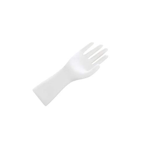 Maniquí de mano masculino blanco resistente para joyas 2